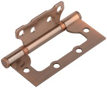 Петля дверная универсальная (без врезки) "Стандарт" 100х75х2,5 мм медь (2ВВ - АС)