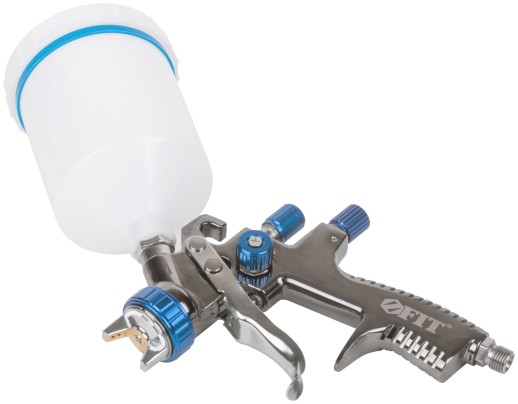 Краскопульт пневматический, LVLP Профи, пластиковый верхний бачок 600 мл, 1.4 мм