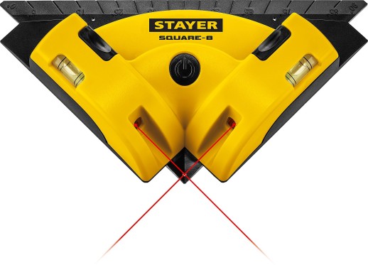STAYER 8 м, лазерный угольник для кафеля, Professional (34928)