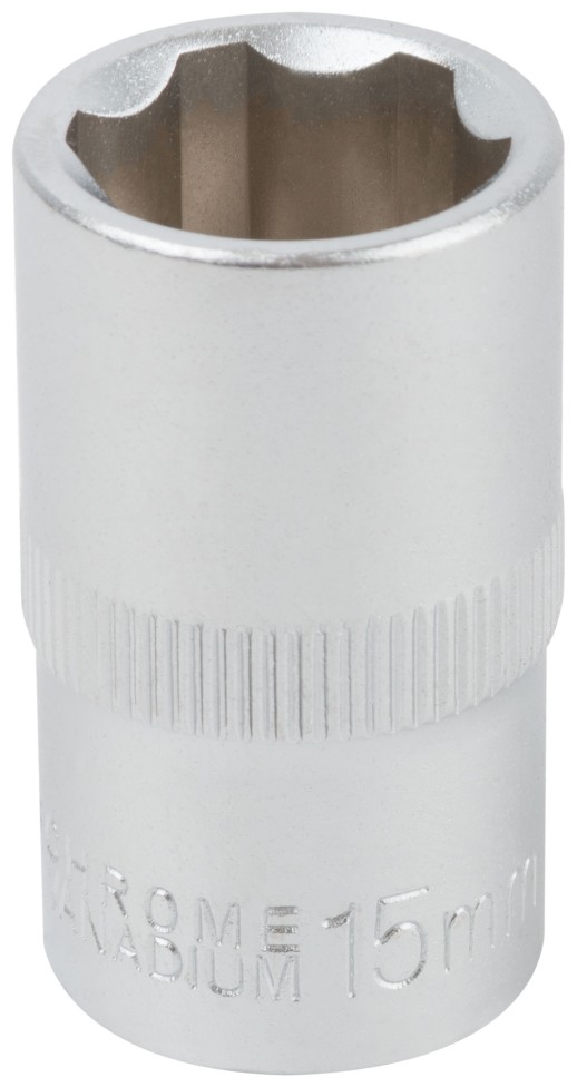 Головка 6-гранная CrV 1/2" 15 мм