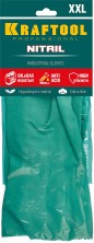 KRAFTOOL Nitril, XL, нитриловые индустриальные, маслобензостойкие перчатки (11280-XL)