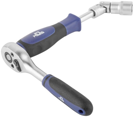 Мини-набор инструмента (биты, головки, вороток, удлинитель), 38 шт., пластиковый кейс