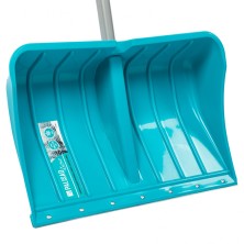 Лопата для уборки снега пластиковая Luxe, 540 х 375 х 1520 мм, стальной черенок, Palisad