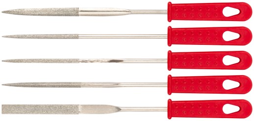 Надфили алмазные, 5 шт., 3x160 мм ( узкие )