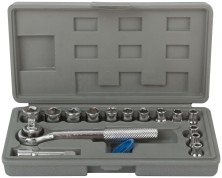 Набор торцевых головок 17 шт. 1/4"