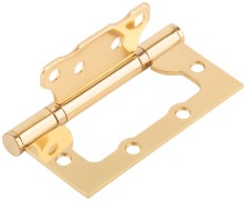 Петля дверная универсальная (без врезки) "Стандарт" 100х75х2,5 мм латунь (2ВВ - ВР)