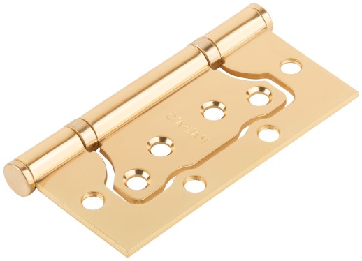 Петля дверная универсальная (без врезки) "Стандарт" 100х75х2,5 мм латунь (2ВВ - ВР)