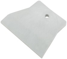 Шпатель резиновый белый 100 мм