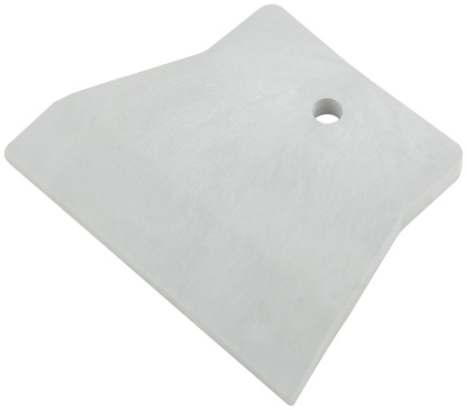 Шпатель резиновый белый 100 мм