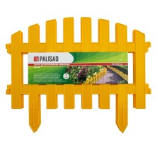 Забор декоративный "Винтаж", 28 х 300 см, желтый, Россия, Palisad