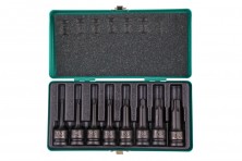 Набор ударных торцевых головок Torx 1/2",  в кейсе, 8 шт. Stels