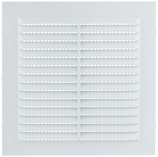 Вентиляционная решетка, пластиковая, 150 х 150 мм, с сеткой