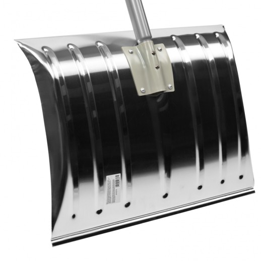 Лопата для уборки снега алюминиевая, 465 х 340 х 1300 мм, стальной черенок, Palisad