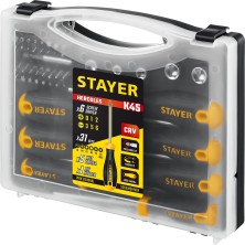 STAYER Max Range Pro, 32 предм., набор отверток с насадками (25134-H18)