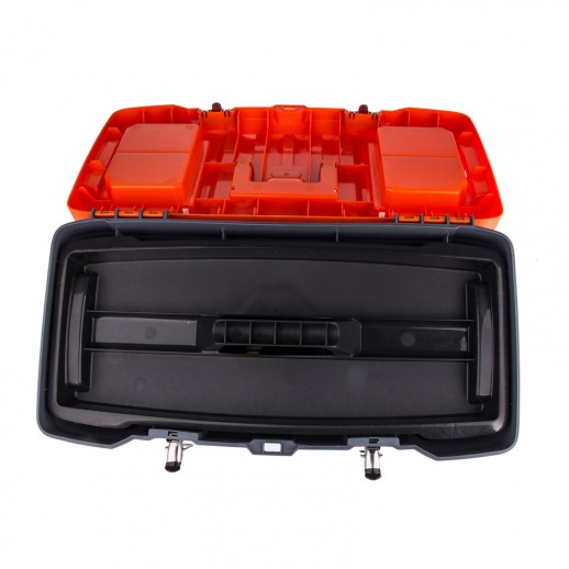 Ящик для инструмента с металлическими замками 22", 28 х 23 см, 5 х 56 см Россия Stels