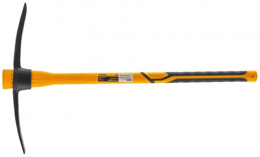 Кирка 2000 г, узкая, фиберглассовая обрезиненная рукоятка 900 мм// Denzel