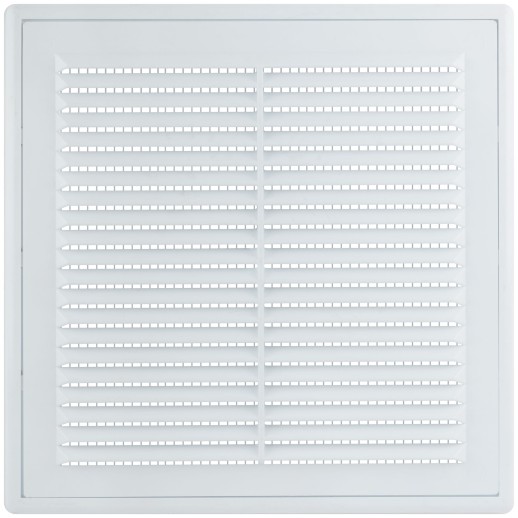 Вентиляционная решетка, пластиковая, 190 х 190 мм, съемная, с сеткой