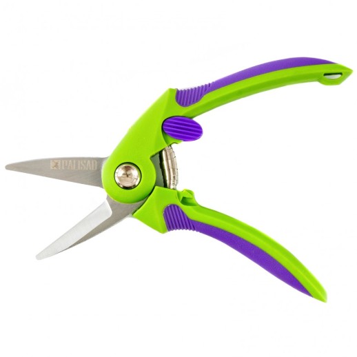 Секатор цветочный, 220 мм, двухкомпонентные рукоятки, Palisad