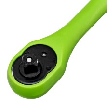 Ключ-трещотка, двухкомпонентная рукоятка, 3/8 Сибртех