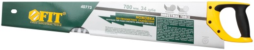 Ножовка по пенобетону, карбидные вставки на каждом 2-ом зубе, прорезиненная ручка 700 мм