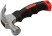 Молоток-гвоздодер, укороченный, фиберглассовая обрезиненная ручка 25 мм, 225 гр.