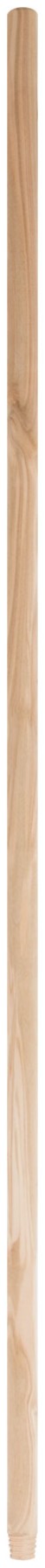 Черенок для метел деревянный с деревянной резьбой 1200 мм