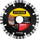 STAYER CONCRETE, 115 мм, (22.2 мм, 7 х 1.9 мм), турбо-сегментный алмазный диск, Professional (3660-115)