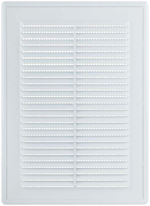 Вентиляционная решетка, пластиковая, 170 х 240 мм, съемная с сеткой