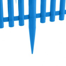 Забор декоративный "Гибкий", 24 х 300 см, голубой, Россия, Palisad