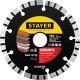 STAYER CONCRETE, 125 мм, (22.2 мм, 7 х 1.9 мм), турбо-сегментный алмазный диск, Professional (3660-125)