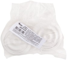 Ручка-кнопка дверная пластиковая белая