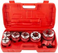 Клуппы трубные, набор 6 шт. (1/4" - 3/8" - 1/2" - 3/4" - 1" - 1 1/4")