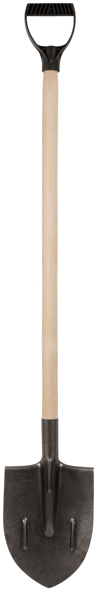 Лопата штыковая, "рельсовая сталь", с деревянным черенком  210х385х1440 мм