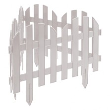 Забор декоративный "Романтика", 28 х 300 см, белый, Россия, Palisad