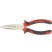 Длинногубцы прямые Nickel, 180 мм, никелированные, двухкомпонентные рукоятки Matrix