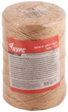 Шпагат джутовый, 4-ниточный, 1200 текс, 500 м