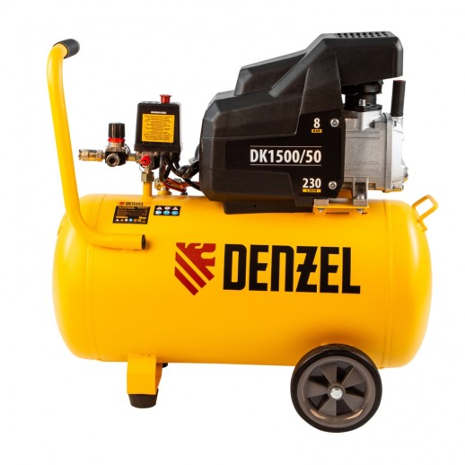 Компрессор воздушный DK1500/50, Х-PRO 1.5 кВт, 230 л/мин, 50 л Denzel