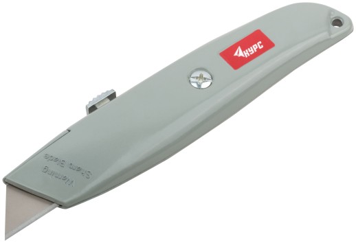 Нож для напольных покрытий серый, металлический корпус