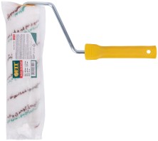 Валик микроволокно, белый с красной и синей полосками, диам. 48/66 мм; ворс 9 мм, 230 мм