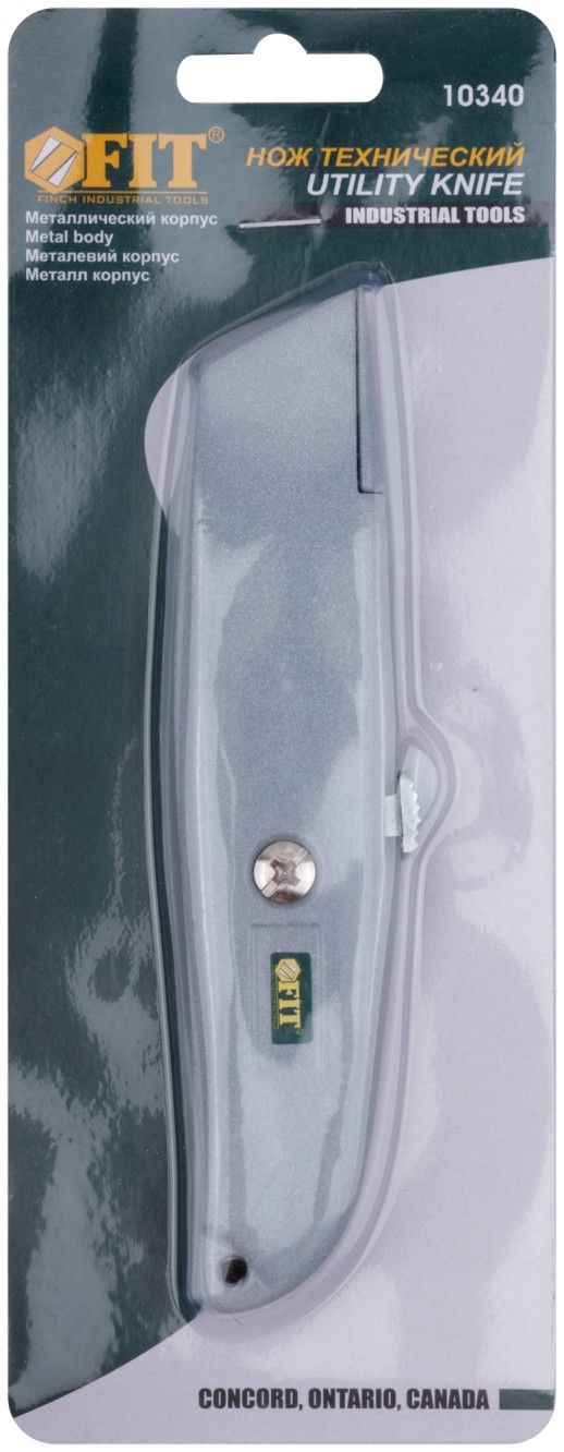 Нож для напольных покрытий серый, металлический корпус