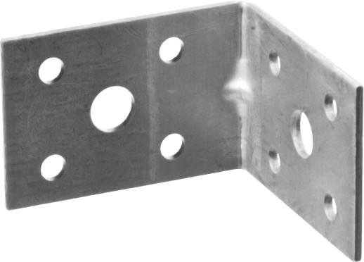ЗУБР УКУ-2.0, 35 x 50 x 50 x 2 мм, цинк, усиленный крепежный уголок (310116-35-050)