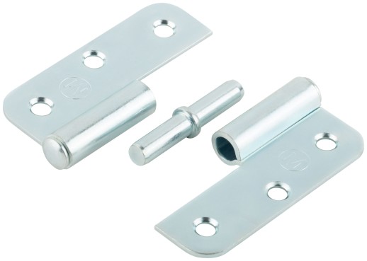 Петля накладная оцинкованная, тип "ПН", 70 мм, правая