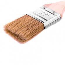 Кисть плоская "Евро" 1.5", натуральная щетина, деревянная ручка MTX
