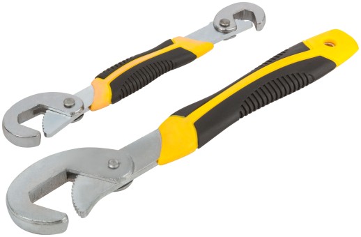 Ключи универсальные, прорезиненные ручки, 2 шт. ( 9-22 мм; 23-32 мм )