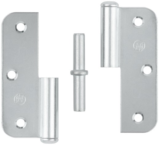 Петля накладная оцинкованная, тип "ПН", 85 мм, правая