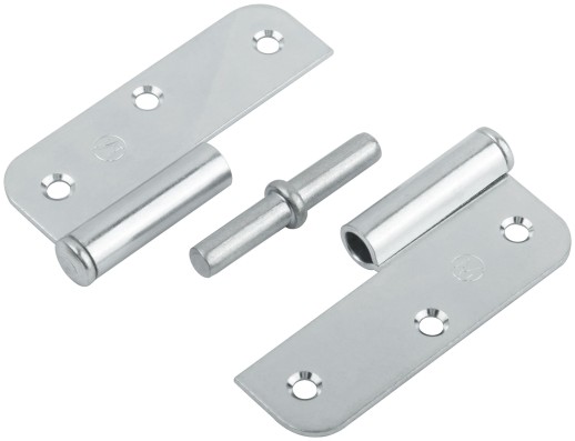 Петля накладная оцинкованная, тип "ПН", 85 мм, правая