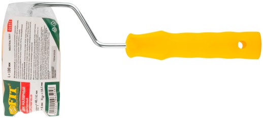 Валик полиакриловый, бежевый с черной полоской, диам. 40/61 мм; ворс 10,4 мм, 100 мм