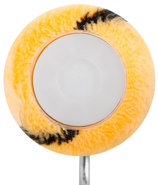 Валик полиакриловый, бежевый с черной полоской, диам. 40/61 мм; ворс 10,4 мм, 100 мм