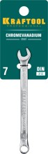 KRAFTOOL 7 мм, комбинированный гаечный ключ (27079-07)
