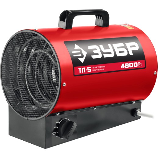 ЗУБР 5 кВт, электрическая тепловая пушка (ТП-5)